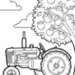 coloriage Orange gratuit a imprimer