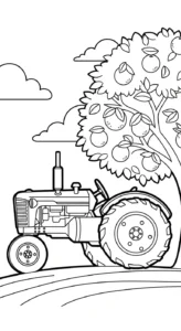 coloriage Orange gratuit a imprimer