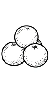 coloriage Orange à imprimer pour enfant de 8 ans