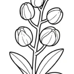 coloriage Orchidée a colorier en ligne