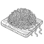 coloriage Rāmen pour enfant a imprimer gratuit