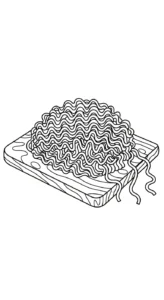 coloriage Rāmen pour enfant a imprimer gratuit