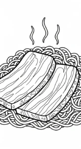 coloriage Rāmen gratuit