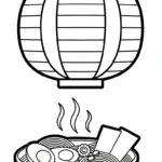 coloriage Rāmen à imprimer pdf gratuit