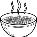 coloriage Rāmen pour enfant à imprimer