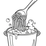 coloriage Rāmen gratuit a imprimer