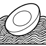 coloriage Rāmen à imprimer pour enfant de 6 ans