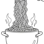 imprimer coloriage Rāmen pour enfant
