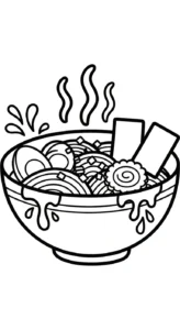 coloriage Rāmen pour enfant