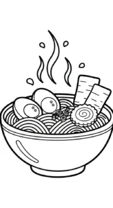 coloriage Rāmen gratuit pour enfants