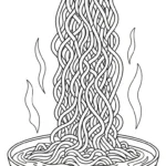 coloriage Rāmen à imprimer pdf gratuit