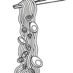 coloriage Rāmen gratuit en ligne