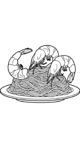 coloriage Spaghetti et apprentissage