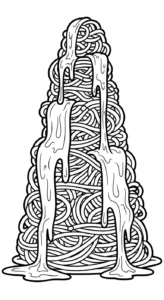 télécharger coloriage Spaghetti gratuit