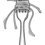 coloriage Spaghetti à imprimer pdf gratuit