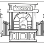 coloriage Stade a imprimer gratuitement