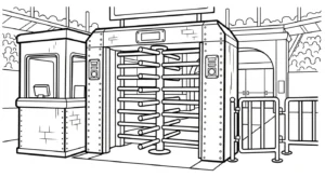 coloriage Stade pour enfant de 5 ans
