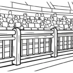 coloriage Stade pour enfant à imprimer