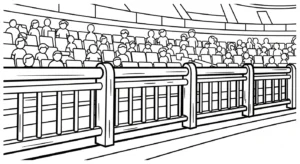 coloriage Stade pour enfant à imprimer
