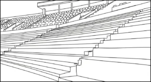 coloriage Stade à imprimer pour enfant de 2 ans