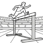 coloriage Stade à imprimer pour enfant de 7 ans