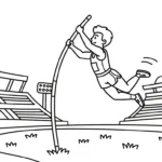 coloriage Stade gratuit a imprimer
