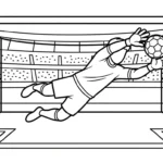 coloriage Stade gratuit en ligne