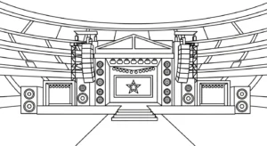 coloriage Stade pour bebe a imprimer