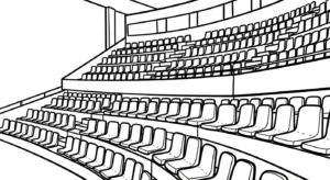 coloriage Stade pour enfant
