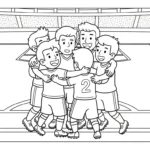 coloriage Stade à imprimer pdf gratuit