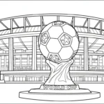 coloriage Stade a colorier en ligne