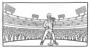 coloriage Stade à imprimer gratuitement pdf