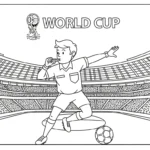 coloriage Stade à imprimer gratuit