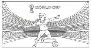 coloriage Stade à imprimer gratuit