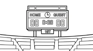 coloriage Stade a imprimer gratuit