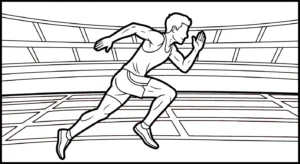télécharger coloriage Stade gratuit