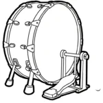 coloriage Tambour educatif pour enfant