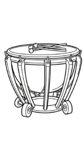 coloriage Tambour en ligne