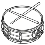 coloriage Tambour à imprimer pour enfant de 4 ans