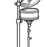 coloriage Tambour pour enfant de 5 ans