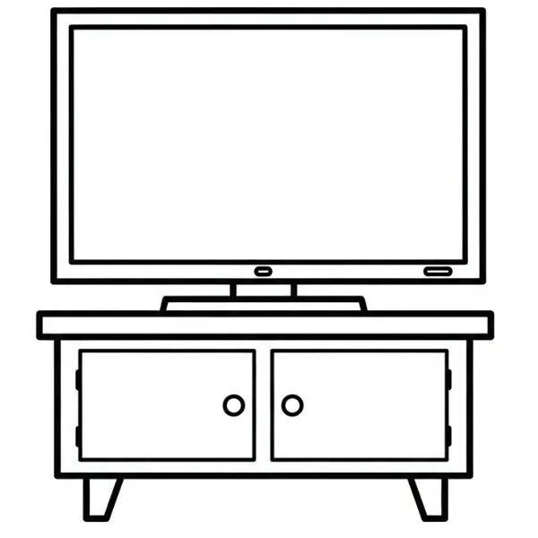 Tranh tô màu Télévision