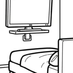 coloriage Télévision gratuit