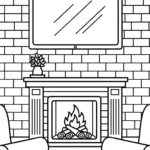 coloriage Télévision à imprimer pdf