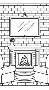 coloriage Télévision à imprimer pdf