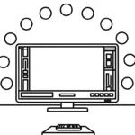 coloriage Télévision gratuit pour enfants