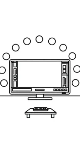 coloriage Télévision gratuit pour enfants