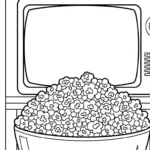 coloriage Télévision gratuit a imprimer