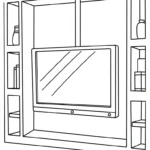 coloriage Télévision gratuit