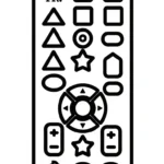 coloriage Télévision à imprimer gratuitement pdf