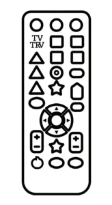 coloriage Télévision à imprimer gratuitement pdf